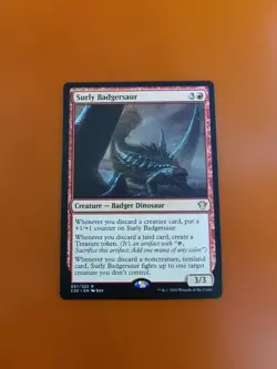 1x Surly Badgersaur | Commander 2020 | MTG Magic Cards - Image 3