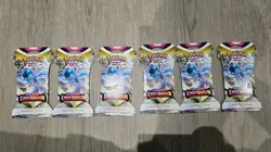 6x Pokemon Lost Origin Sleeved Booster Pack - Cards TCG | in hand - Image 1