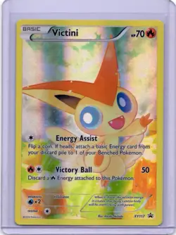 Pokemon Card - Victini - XY117 - XY Black Star Promo - 2016 - Image 1