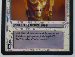 1995 STAR WARS - CCG C-3PO - PREMIERE CARD - Image 3