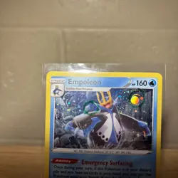 HD SWIRL 🌀 Empoleon 037/172 Cosmos Holo Rare Brilliant Stars Pokemon Card - NM - Image 3