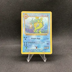 (LP) Gyarados 006/102 Base Set (Shadowless) Holo Rare Vintage Pokemon Card - Image 1