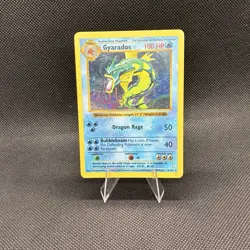 (LP) Gyarados 006/102 Base Set (Shadowless) Holo Rare Vintage Pokemon Card - Image 3