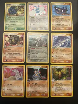 Pokemon TCG Mid Era Stamped Lot Of 10 Cards - Damaged - Image 1