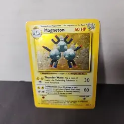 Magneton Base Set Holo Unlimited Rare Card 9/102 LP-MP Condition Pokemon Tcg - Image 2