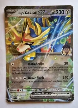 *JUMBO* Hop's Zacian ex SVP193 Sv: Scarlet & Violet Promo Cards Holo - Image 1
