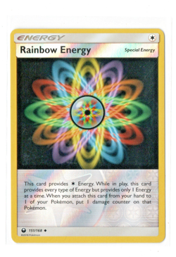 Pokemon TCG - Rainbow Energy 151/168 - Reverse Holo Card SM Celestial Storm - NM - Image 1
