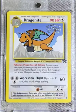 Aragonite Black Star Promo #5 1999 - WB The First Movie Pokemon Card - Mint - Image 1