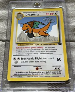 Aragonite Black Star Promo #5 1999 - WB The First Movie Pokemon Card - Mint - Image 2