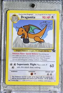 Aragonite Black Star Promo #5 1999 - WB The First Movie Pokemon Card - Mint - Image 5
