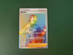 Pokemon Card Kindler 179/172 Brilliant Stars Rainbow Secret Rare Near Mint - Image 1