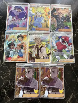 Pokemon TCG 8 Card Trainer Lot - Image 1