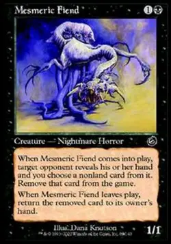 *MRM* FR/VF 4x Fielleux Mesmerien - Mesmeric Fiend MTG TOR - Image 1