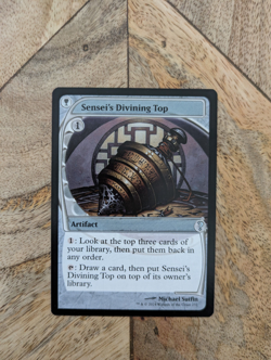 Sensei's Divining Top MtG Future Sight Border Frame MB2 Mystery Booster 2 Magic - Image 1
