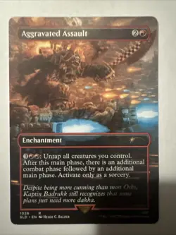 Aggravated Assault (Borderless) Secret Lair Drop Regular - Image 1