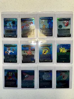 MTG Secret Lair SpongeBob SquarePants Foil Edition Set + Promo + Dismember - Image 3