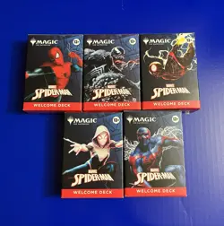 Spider-Man Magic the Gathering Welcome Deck Complete Set NEW - Image 1