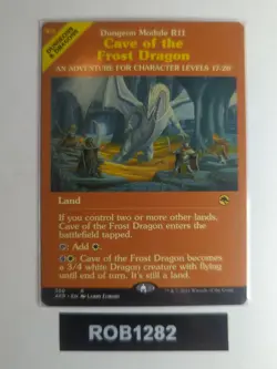 Cave of the Frost Dragon (Dungeon Module) Adventures in Forgotten Realms Reg - Image 1