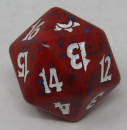 Magic the Gathering Eventide Red Spindown Dice - Image 1