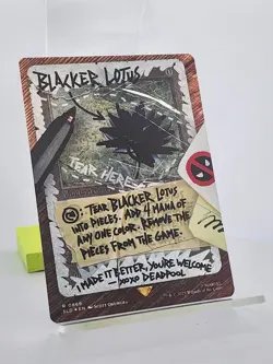 Blacker Lotus #869 Rainbow Foil - Deadpool Secret Lair Drop Foil - NM/M - Image 2