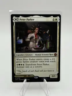 MTG Peter Parker Amazing Spider-Man Mythic M 0010 SPM Marvel's Spider-Man NM - Image 1