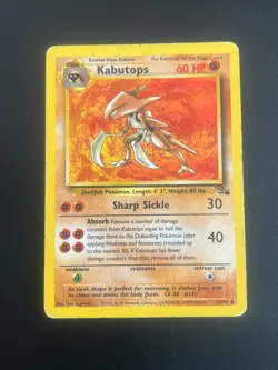 Kabutops (24/62) Fossil - Rare - WoTc - 1999 - MP - Vintage - Pokemon TCG - Image 1