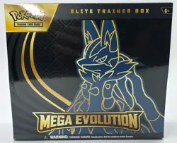 2025 Pokemon Mega Evolution Lucario ETB Elite Trainer Box BRAND NEW SEALED - Image 4