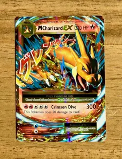 2016 Pokemon Evolutions Mega MCharizard EX 13/108 Ultra Rare Holo - Image 1