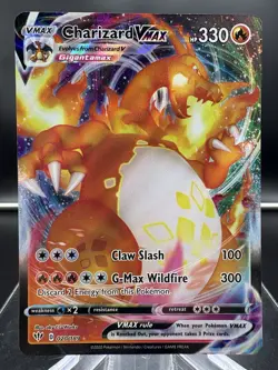 2020 Pokemon TCG - Charizard Vmax - Darkness Ablaze No. 20/189 | Full Art - Image 1