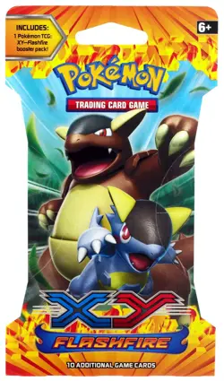 Pokemon TCG XY Flashfire Hanger Booster Pack - Image 1