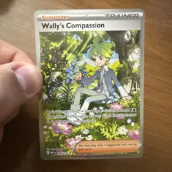 Wally's Compassion 186/132 Pokemon Mega Evolution SIR - NM/M Pack Fresh - Image 1