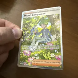 Wally's Compassion 186/132 Pokemon Mega Evolution SIR - NM/M Pack Fresh - Image 2
