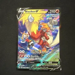 Blaziken V TG14/TG30 Sword & Shield - Silver Tempest Trainer Gallery Pokemon - Image 1