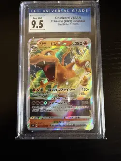 2022 Pokemon Japanese Star Birth Charizard VSTAR CGC 10 - Image 1