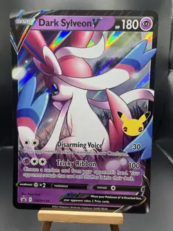 Grosse XXL Karte - Dark Sylveon V SWSH 134 Promo - Englisch - Image 1