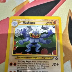 Pokemon 2000 Machamp Black Star Promo 43 - New - NM/MT (Never Played) - Image 3