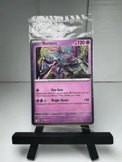 Xerneas 064/132 Pokemon TCG: Mega Evolution 2025 Best Buy Stamped Promo-Sealed - Image 1