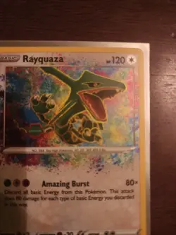 Pokemon Sword & Shield Vivid Voltage Rayquaza 138/185 Amazing Rare NM - Image 3
