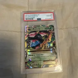 2016 Pokemon XY Evolutions M Venusaur EX 2/108 PSA 10 - Image 1