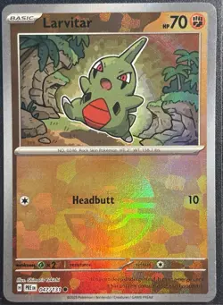 Larvitar 047/131 - Poke Ball Reverse Prismatic Evolutions Pokemon TCG- NM/M Card - Image 1