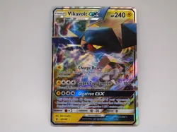 Pokemon TCG Vikavolt GX Sun & Moon: Guardians Rising 45/145 Holo Ultra Rare | LP - Image 1