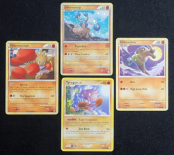 Pokemon TCG Hitmontop 5/123 Holo Rare LP & Hitmonlee Hitmonchan Tyrogue Common - Image 1