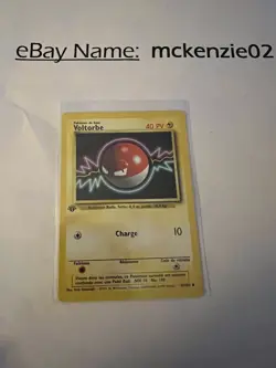 Pokemon 1st Edition Base Set French Voltorb (Voltorbe) 67/102 MINT NEVER PLAYED - Image 1