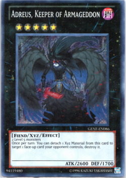 Adreus, Keeper of Armageddon - GENF-EN086 - Secret Rare Yugioh - Image 1