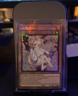 Yu-Gi-Oh! Ash Blossom & Joyous Spring Prismatic Collector’s Rare RA04-EN025 NM - Image 1