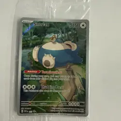 Snorlax SVP EN 051 Black Star Promo Scarlet & Violet Pokemon 151 Card - SEALED - Image 1