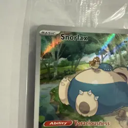 Snorlax SVP EN 051 Black Star Promo Scarlet & Violet Pokemon 151 Card - SEALED - Image 2