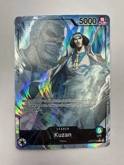 One Piece TCG Kuzan OP12-040 Alternate Art Foil Rare Leader NM Card - Image 1