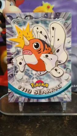 SEAKING Series 3 TV Animation Ed. POKEMON Non-Holo TOPPS 2000 Trading Card #119 - Image 1