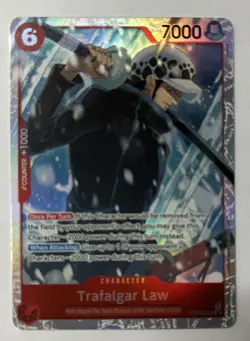 One Piece Card Game Trafalgar Law PRB02-002 SR English - Image 1